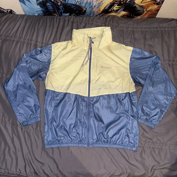 Columbia Women’s Windbreaker Jacket Size L – Retro Colorblock Style! - Picture 1 of 6